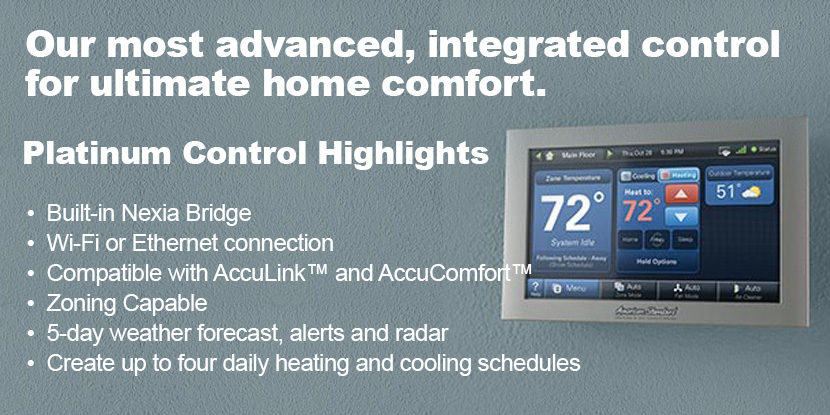 Dutchman of Naperville offers digital, programable, Comfort Controls and Thermostats