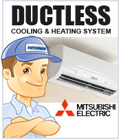 Dutchman offers Mitsubishi Electic Ductless Cooling and Heating Systems